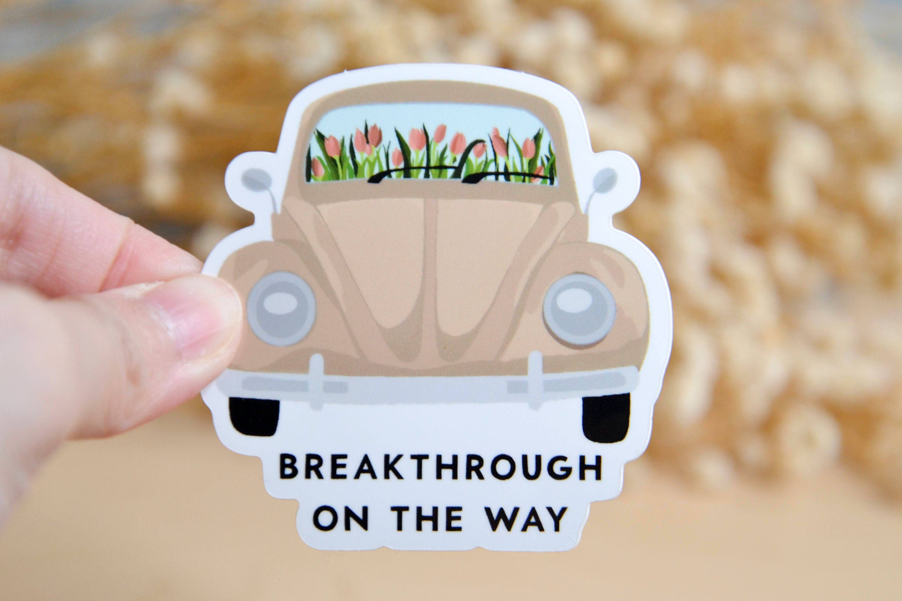 Breakthrough On The Way Christian Stickers | Faith Stickers| Bible Verse Stickers