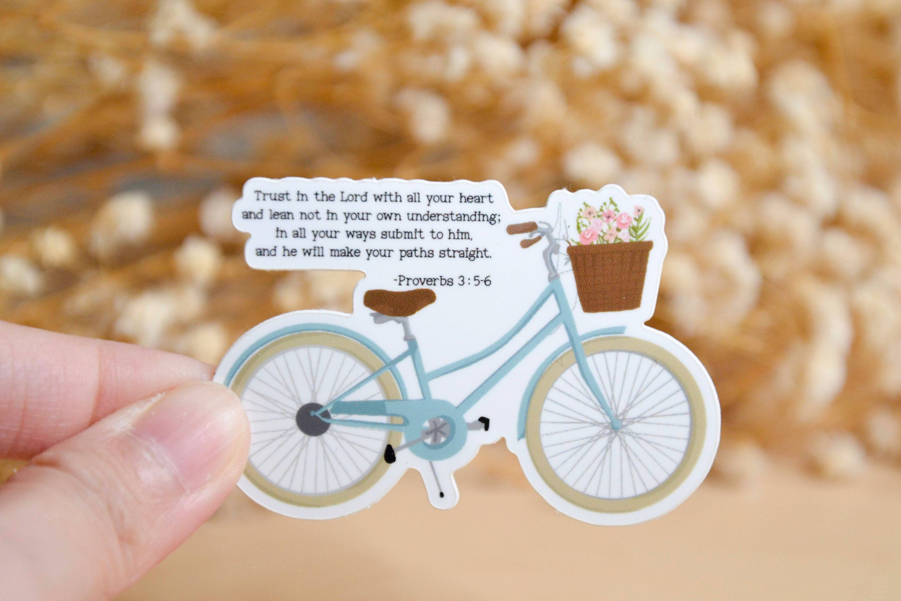 Proverbs 3:5-6 Christian Stickers| Faith Stickers| Christian Stickers