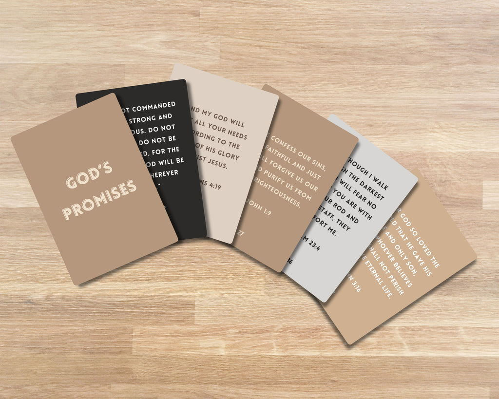 Christian Scripture Affirmation| Promises of God| Printable Scripture Cards