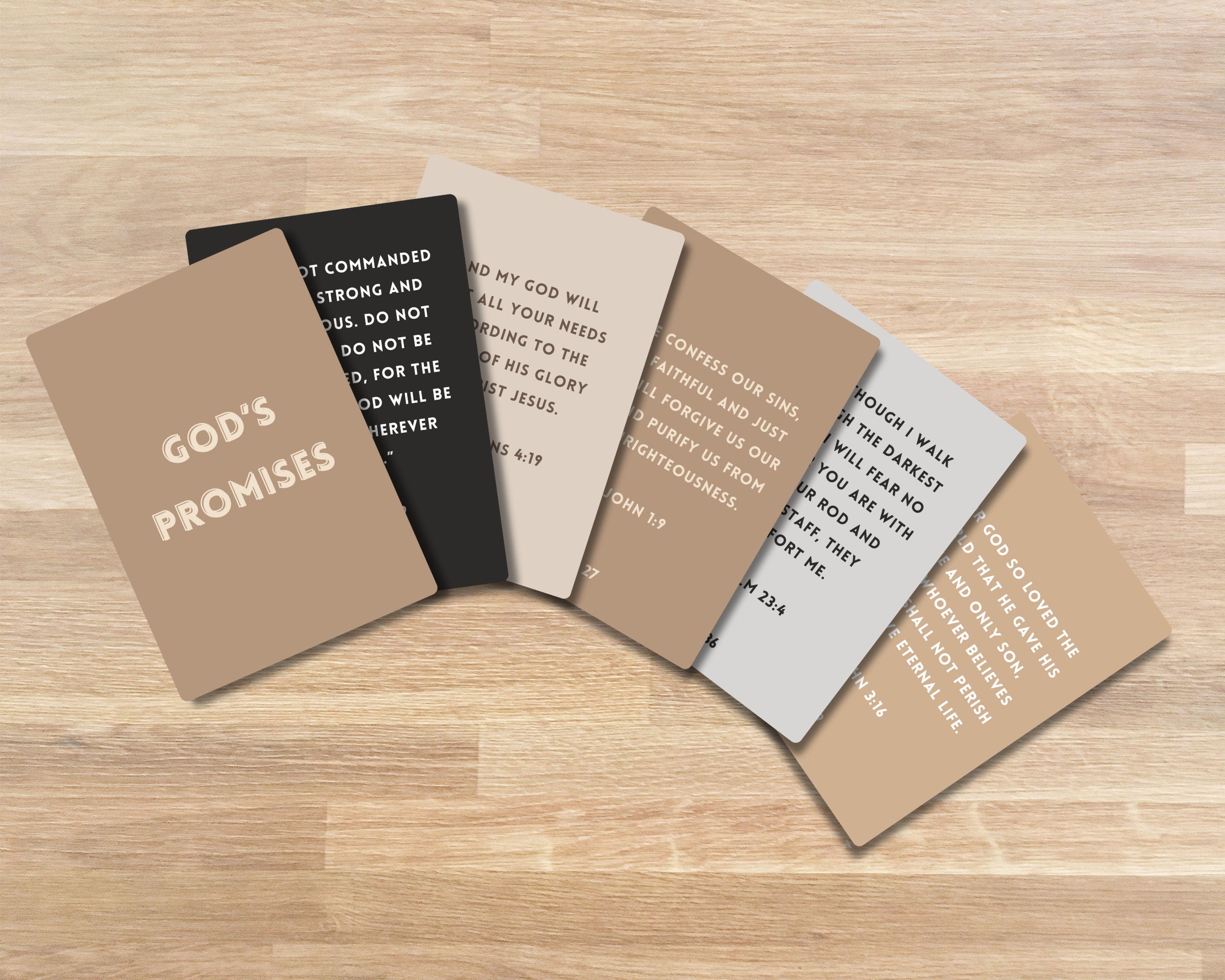 Christian Scripture Affirmation| Promises of God| Printable Scripture Cards